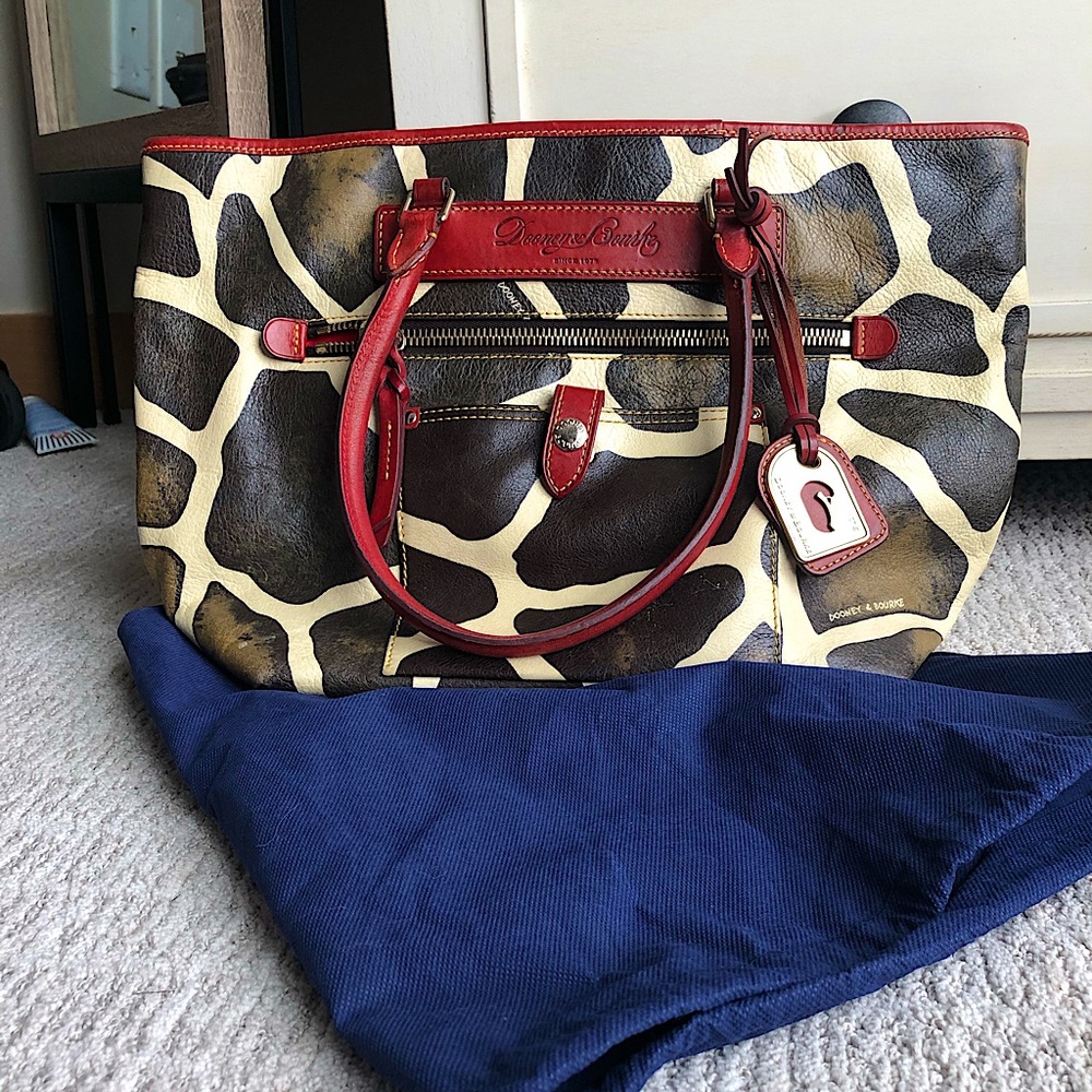LimitedEdition Dooney & Bourke Leather Giraffe Bag